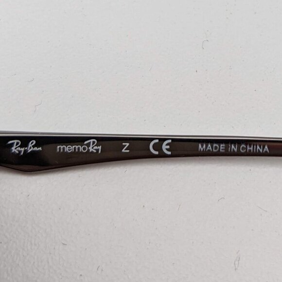 🕶️Ray-Ban RB7517 1000 Eyeglasses 52/17 140 /KAI544🕶️​ - Picture 4 of 6